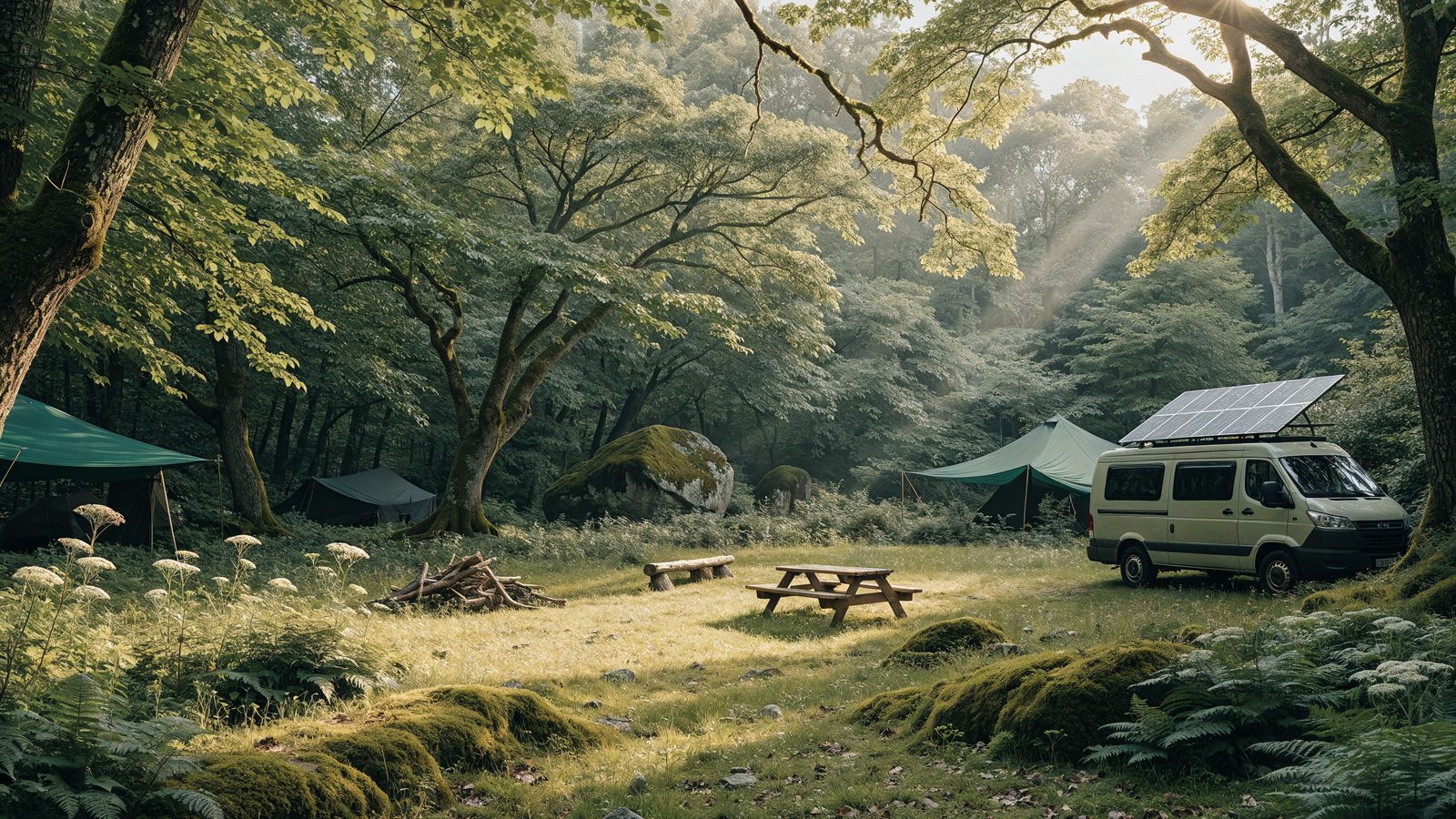 Acampar con conciencia ecológica: así haces tu viaje más verde