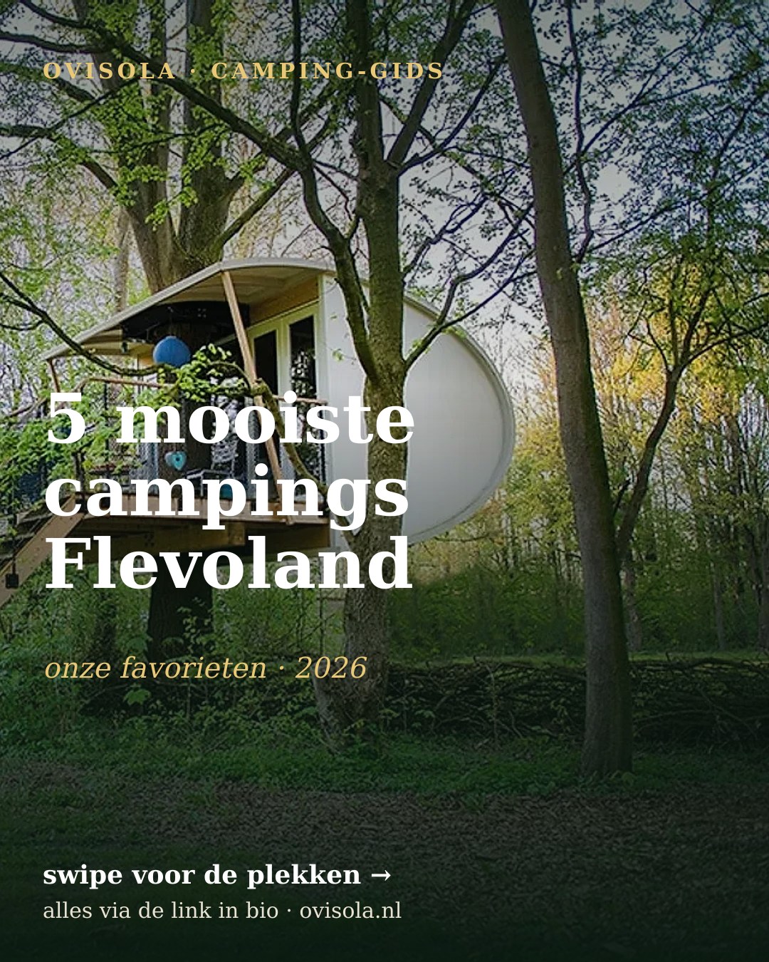5 mooiste campings Flevoland