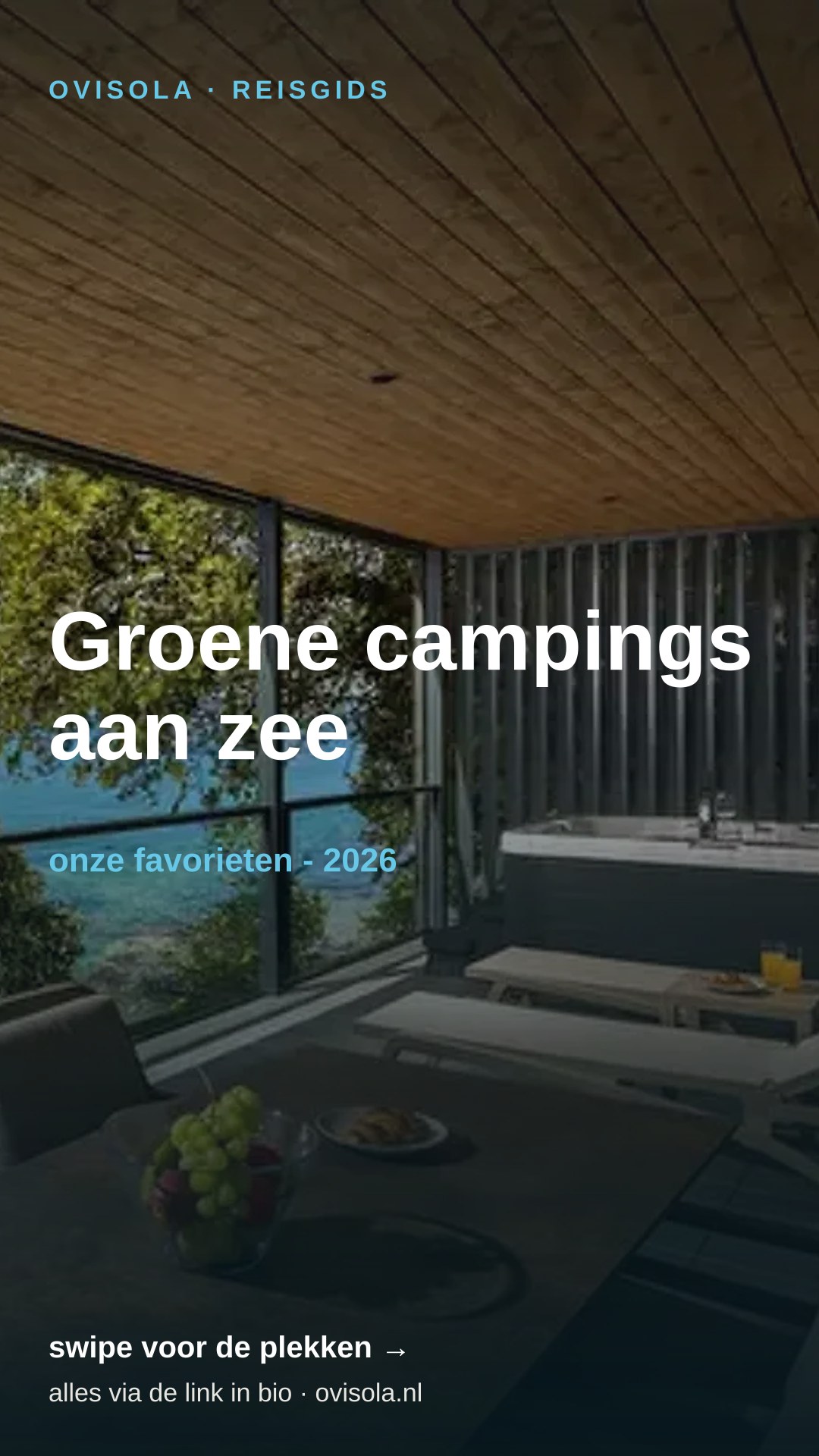 Groene campings aan zee 🌲
