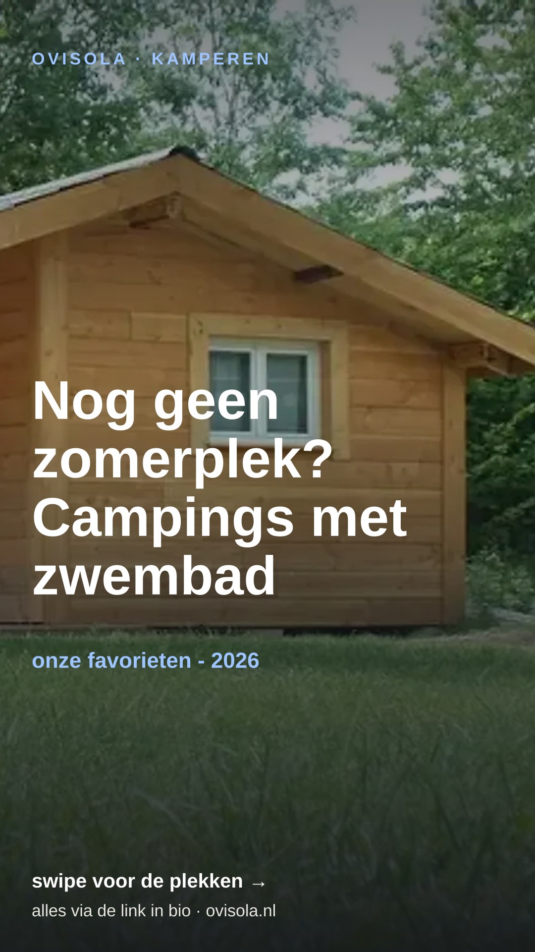 Nog geen zomerplek? Campings met zwembad 👀